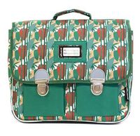 Les Deglingos schooltas junior 38 cm polyester groen - thumbnail