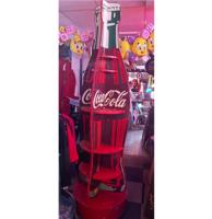 Coca-Cola Winkeldisplay in de vorm van een Coca-Cola Fles Hoogte 255 cm- Origineel