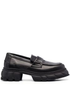 Virón Quantum Apple debossed-logo loafers - Noir