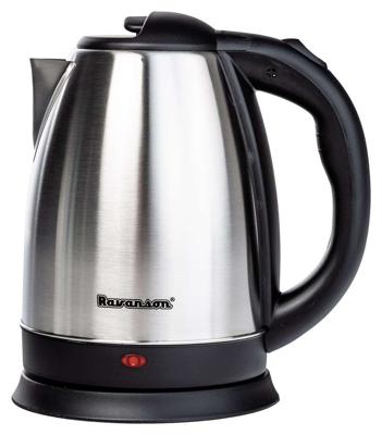 Ravanson CB-7015 waterkoker 1,8 l 1800 W Zwart, Roestvrijstaal