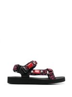 Car Shoe sandales à boucle - Rouge