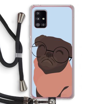 Ludo: Samsung Galaxy A51 5G Transparant Hoesje met koord