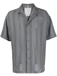 Off Duty chemise à patch logo contrastant - Gris