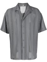 Off Duty chemise à patch logo contrastant - Gris