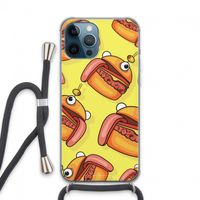 Hamburger: iPhone 13 Pro Max Transparant Hoesje met koord