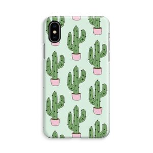 Cactus Lover: iPhone Xs Volledig Geprint Hoesje