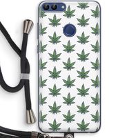 Weed: Huawei P Smart (2018) Transparant Hoesje met koord