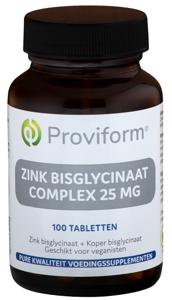 Proviform Zink bisglycinaat 25mg complex