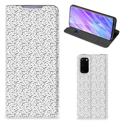 Samsung Galaxy S20 | Hoesje met Magneet | Stripes Dots