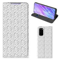 Samsung Galaxy S20 | Hoesje met Magneet | Stripes Dots