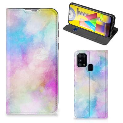 Bookcase Samsung Galaxy M31 Watercolor Light Bookcase Samsung Galaxy M31 Watercolor Light