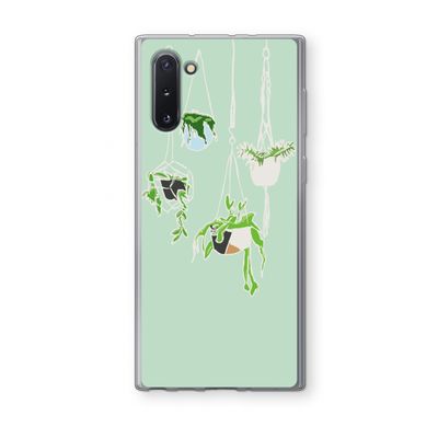 Hang In There: Samsung Galaxy Note 10 Transparant Hoesje