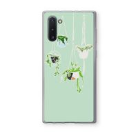 Hang In There: Samsung Galaxy Note 10 Transparant Hoesje