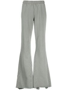 ENTIRE STUDIOS pantalon de jogging évasé à effet délavé - Gris