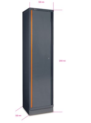 Beta Plaatstalen enkele deurskast, als deel van een werkplaatsinrichting C55A1 - 055000411