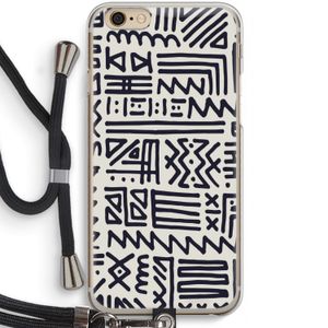 Marrakech print: iPhone 6 / 6S Transparant Hoesje met koord