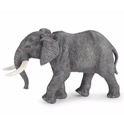 Papo Speelfiguur Afrikaanse Olifant - 16 x 9 x 10 cm - kunststof Papo Speelfiguur Afrikaanse Olifant - 16 x 9 x 10 cm - kunststof