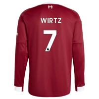 adidas Liverpool Wirtz 7 Thuisshirt Lange Mouwen 2025-2026