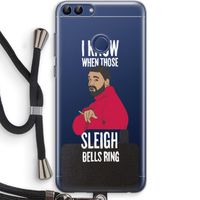 Sleigh Bells Ring: Huawei P Smart (2018) Transparant Hoesje met koord