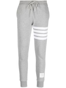 Thom Browne pantalon de jogging à rayures - Gris