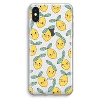 Citroenen: iPhone XS Max Transparant Hoesje