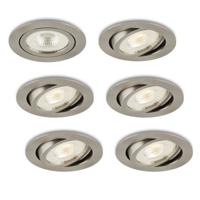 LED-inbouwspot Vivaro RVS 5W interne driver