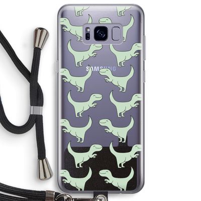 Dinos: Samsung Galaxy S8 Plus Transparant Hoesje met koord