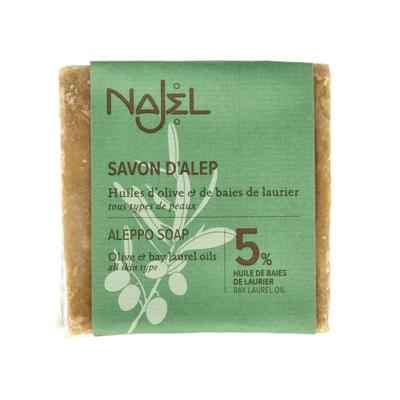 Najel Aleppo olijf zeep 5% laurier