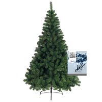 Kerstboom 180 cm incl. kerstverlichting lichtsnoer helder wit