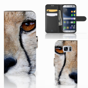 Samsung Galaxy S7 Telefoonhoesje met Pasjes Cheetah