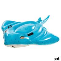 Opblaasbare drijver Intex 145 x 185 cm (6 Stuks)