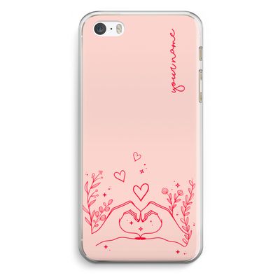 Love is in the air: iPhone 5 / 5S / SE Transparant Hoesje