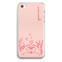 Love is in the air: iPhone 5 / 5S / SE Transparant Hoesje