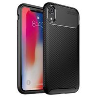 Beetle Carbon Fiber iPhone XR Case - Zwart