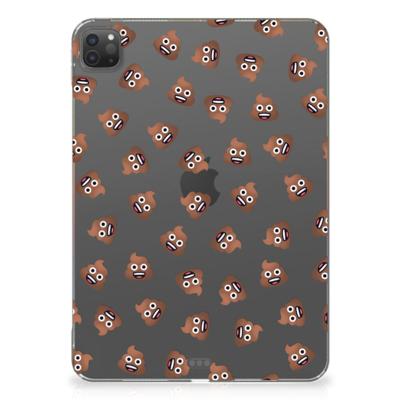 Hippe Hoes voor iPad Pro 11 (2024) Poep Emojis