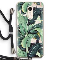 Bananenbladeren: Xiaomi Redmi 5 Transparant Hoesje met koord