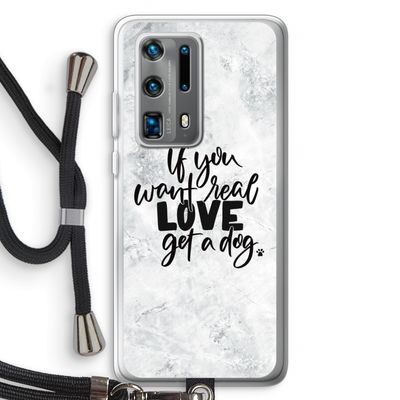 Partner in crime: Huawei P40 Pro Plus Transparant Hoesje met koord