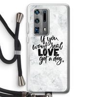 Partner in crime: Huawei P40 Pro Plus Transparant Hoesje met koord
