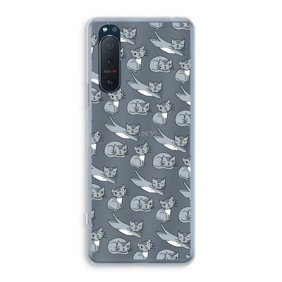 Poezen: Sony Xperia 5 II Transparant Hoesje