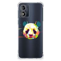 Motorola Moto E13 Stevig | Bumper Hoesje | Panda Color