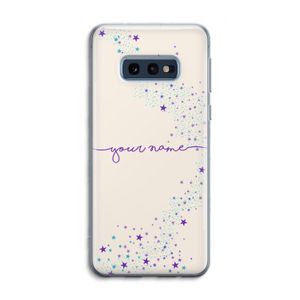 Sterren: Samsung Galaxy S10e Transparant Hoesje