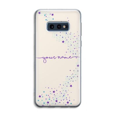 Sterren: Samsung Galaxy S10e Transparant Hoesje
