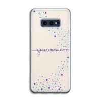 Sterren: Samsung Galaxy S10e Transparant Hoesje