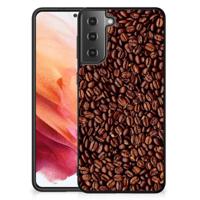 Samsung Galaxy S21 Back Cover Hoesje Koffiebonen Samsung Galaxy S21 Back Cover Hoesje Koffiebonen