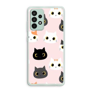 Katten: Samsung Galaxy A52s 5G Transparant Hoesje