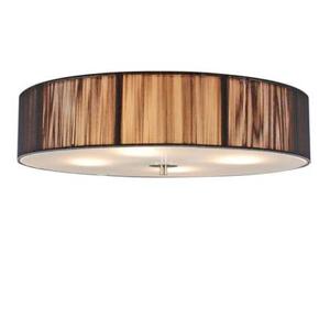 QAZQA Klassieke plafondlamp antraciet 50 cm - Rope