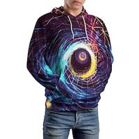 grafische 3d herenmode 3d print hoodie vakantie streetwear hoodies blauw capuchon print fleece winter lente herfst designer sweatshirt met capuchon Lightinthebox