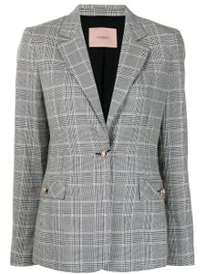 TWINSET blazer à carreaux - Gris