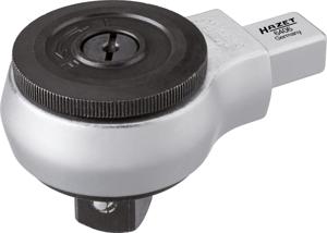HAZET Insteek-omschakelratel 6406 · 14 x 18 mm insteekvierkant massief · 3/4 inch (20 mm) vierkant massief · Lengte: 101 mm