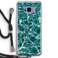 Weerkaatsing water: Samsung Galaxy S8 Plus Transparant Hoesje met koord